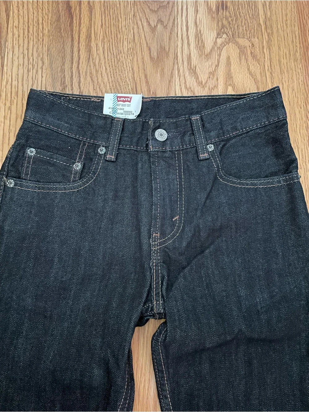 Levi's Boys’ Size 10 Regular 527 Bootcut Jeans - Dark Blue